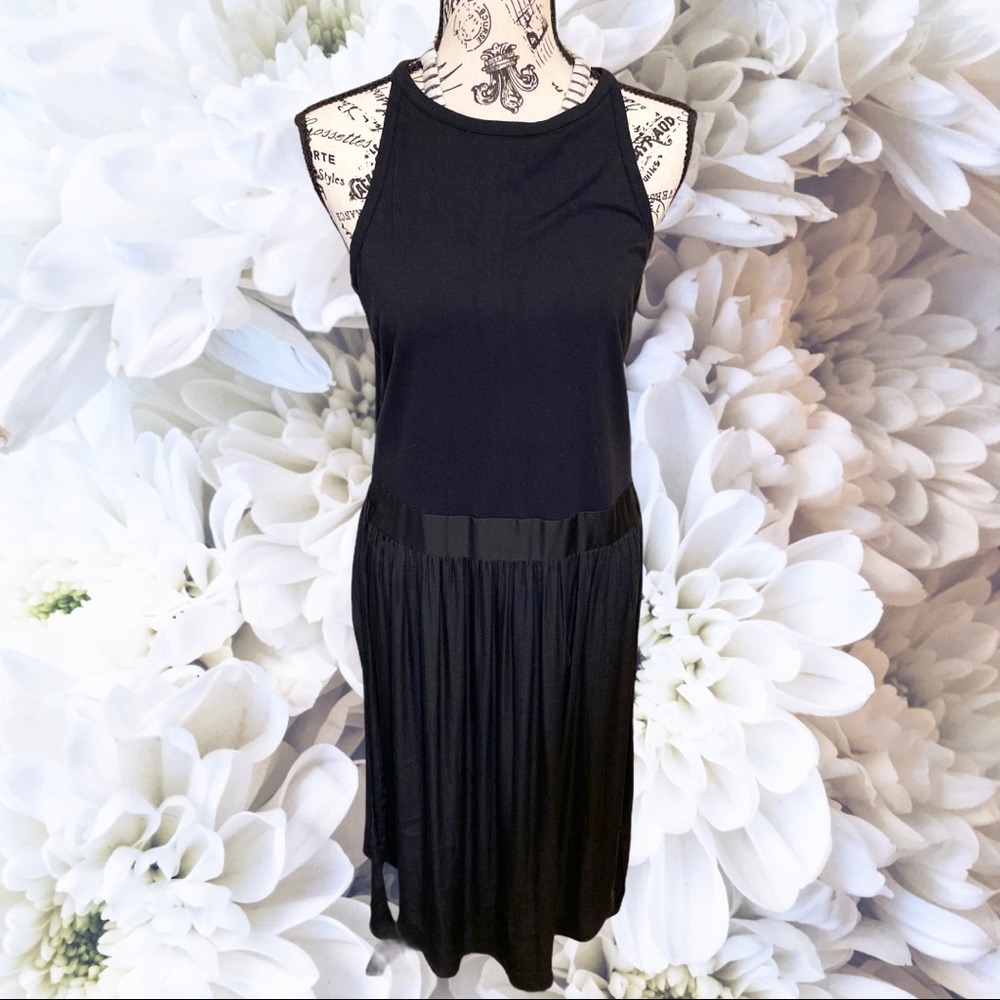 LOFT Black Sleeves Dress | 8